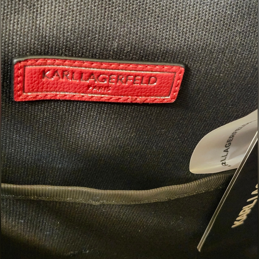 Karl Lagerfeld Black Tote with Rainbow Logo - Picture 2 of 6